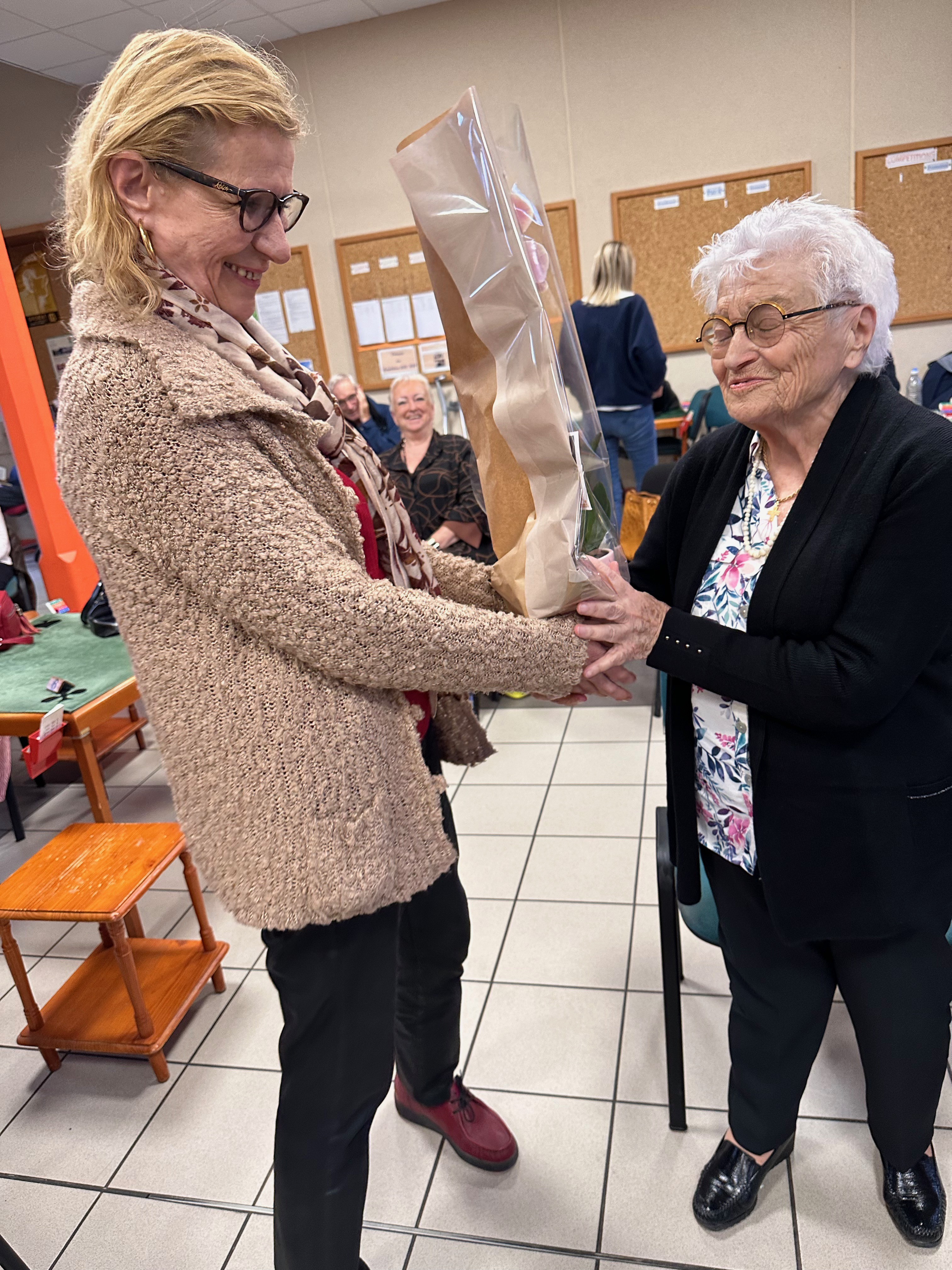 On fête notre doyenne Gina Guazone