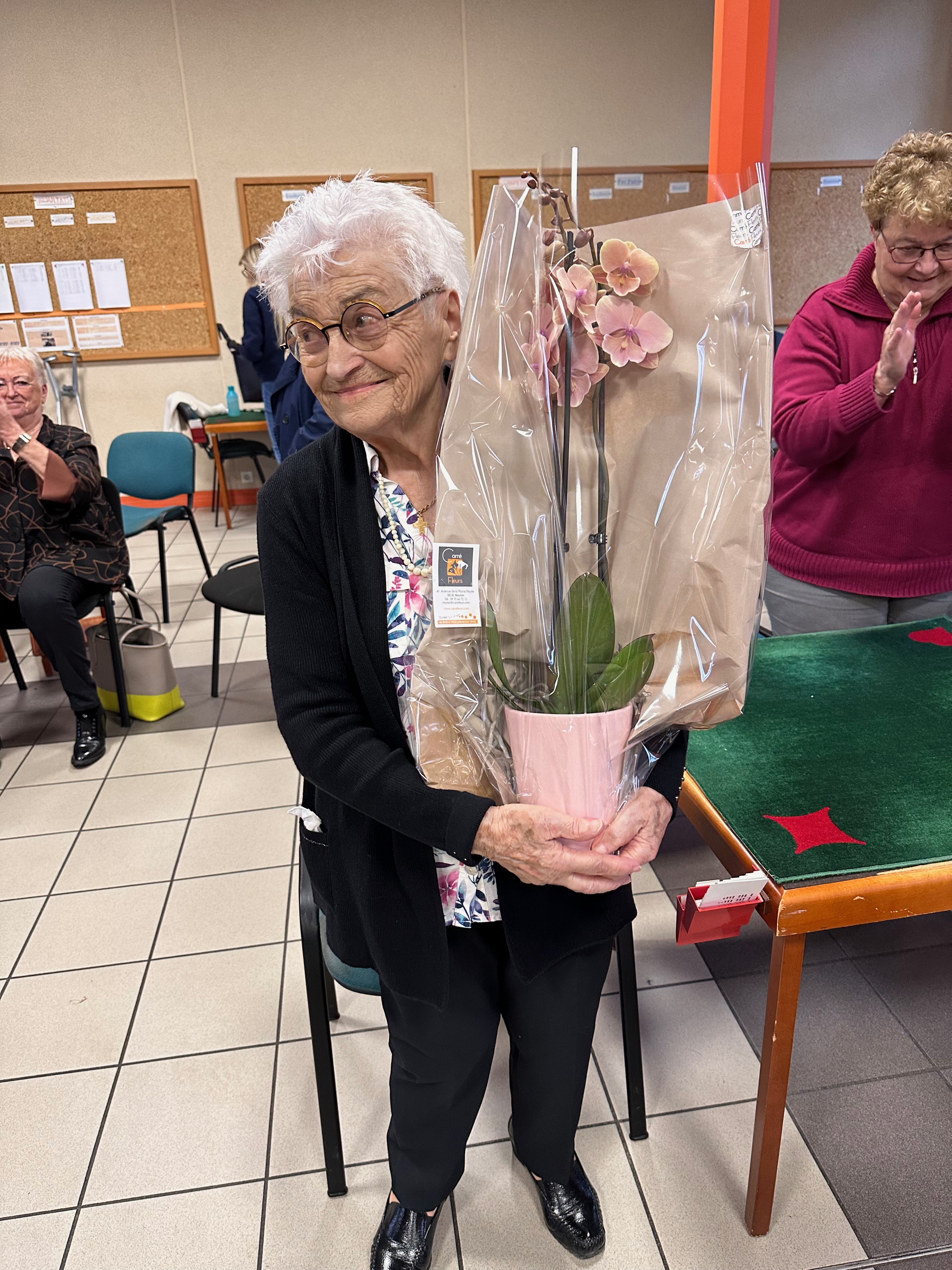 On fête notre doyenne Gina Guazone