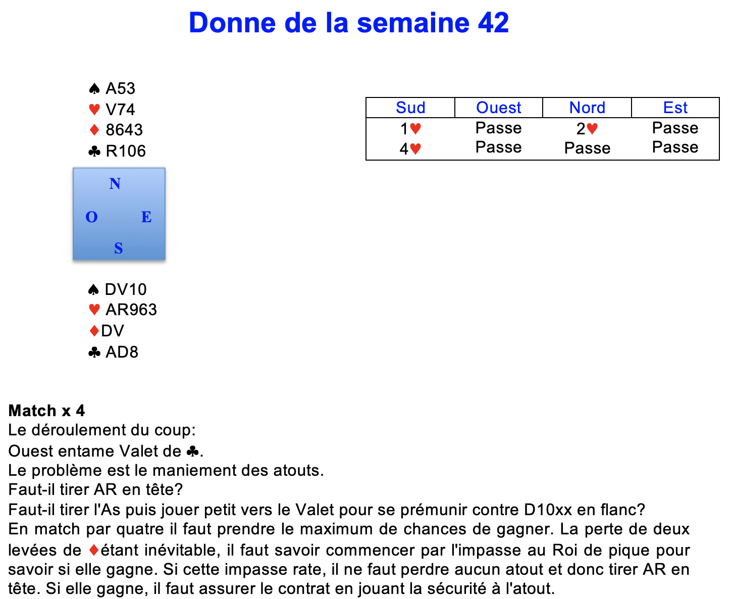 Donne de la semaine 42